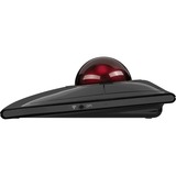 Kensington SlimBlade Pro Trackball Sort/mørk rød, Ambidextrous, Optisk, RF Wireless + Bluetooth + USB Type-A, 1600 dpi, Sort