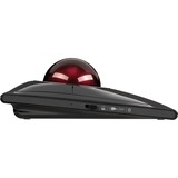 Kensington SlimBlade Pro, Trackball Sort/mørk rød