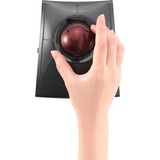 Kensington SlimBlade Pro, Trackball Sort/mørk rød