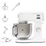Kenwood kMix foodprocessor 1000 W 5 L Hvid Hvid, 5 L, Hvid, Dreje, Slå, Ælte, Mikse, 2 m, Rustfrit stål