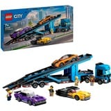 LEGO City Biltransport med sportsvogne, Bygge legetøj Byggesæt, 7 År, Plast, 998 stk, 1,58 kg