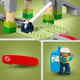 LEGO DUPLO Togbro og spor – udvidelsessæt, Bygge legetøj Byggesæt, 2 År, Plast, 42 stk, 1,31 kg