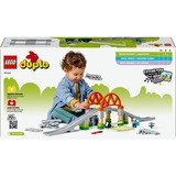 LEGO DUPLO Togbro og spor – udvidelsessæt, Bygge legetøj Byggesæt, 2 År, Plast, 42 stk, 1,31 kg