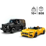 LEGO Speed Champions Mercedes-AMG G 63 og Mercedes-AMG SL 63, Bygge legetøj Byggesæt, 10 År, Plast, 808 stk, 916 g