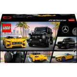 LEGO Speed Champions Mercedes-AMG G 63 og Mercedes-AMG SL 63, Bygge legetøj Byggesæt, 10 År, Plast, 808 stk, 916 g