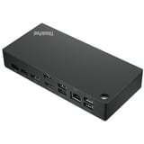 Lenovo ThinkPad Universal USB-C Dock renoveret, Docking station Sort