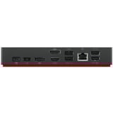Lenovo ThinkPad Universal USB-C Dock renoveret, Docking station Sort