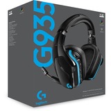 Logitech G935 Headset 3,5 mm stik Micro-USB Sort, Blå, Gaming headset Sort, Headset, Headset, Spil, Sort, Blå, Binaural, Ekstern kontrolenhed