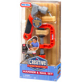 MGA Entertainment Little Tikes Creative Construction - Hammer- og søm-sæt, Børne værktøj 