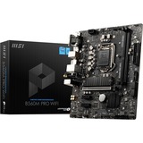 MSI B560M PRO WIFI bundkort Intel B560 LGA 1200 micro ATX Intel, LGA 1200, Intel® Celeron®, Intel® Core™ i3, Intel® Core™ i5, Intel® Core™ i7, Intel® Core™ i9,..., LGA 1200 (Socket H5), DDR4-SDRAM, 64 GB