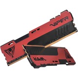 Patriot Viper Elite PVE2416G360C0K hukommelsesmodul 16 GB 2 x 8 GB DDR4 3600 Mhz Rød/Sort, 16 GB, 2 x 8 GB, DDR4, 3600 Mhz, 288-pin DIMM