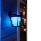 Philips White & Color Ambiance Econic Outdoor hængende væglampe, LED lys Sort