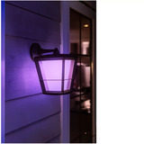 Philips White & Color Ambiance Econic Outdoor hængende væglampe, LED lys Sort