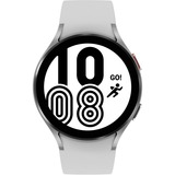 SAMSUNG Galaxy Watch4 3,56 cm (1.4") Super AMOLED 44 mm Sølv GPS (satellit), SmartWatch Sølv, 3,56 cm (1.4"), Super AMOLED, Berøringsskærm, 16 GB, GPS (satellit), 30,3 g