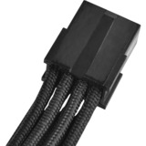 SilverStone 0.25m, 8p/PCI-E 8pin(6+2) 0,25 m, Forlængerledning Sort, 8p/PCI-E 8pin(6+2), 0,25 m, PCI-E (6+2 pin), Hanstik, Hanstik, Lige, Lige