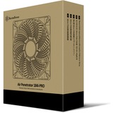 SilverStone SST-AP184i-PRO 180x180x32, Sag fan Sort