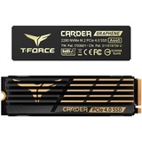 Team Group T-FORCE CARDEA A440 M.2 PCIe 2000 GB PCI Express 4.0, Solid state-drev Sort/Guld, 2000 GB, M.2, 7000 MB/s