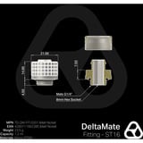 Thermal Grizzly DeltaMate Fitting ST16, Forbindelse nikkel