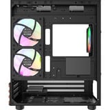 Thermaltake CA-1Z4-00M1WN-WS, Towerkabinet Sort/træ