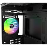Thermaltake CA-1Z4-00M1WN-WS, Towerkabinet Sort/træ