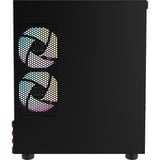 Thermaltake CA-1Z4-00M1WN-WS, Towerkabinet Sort/træ