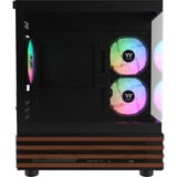 Thermaltake CA-1Z4-00M1WN-WS, Towerkabinet Sort/træ