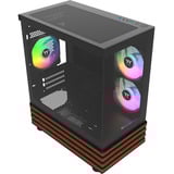 Thermaltake View 170 WS ARGB, Towerkabinet Sort/træ