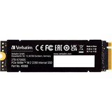 Verbatim Vi7000G 2 TB M.2 PCI Express 4.0 NVMe, Solid state-drev Sort, 2 TB, M.2, 7000 MB/s