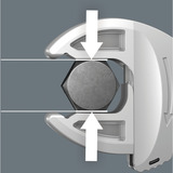 Wera 05020111001, Gaffelnøgle Sølv