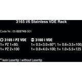 Wera 3165 i/6 Skruetrækkersæt, rustfrit stål + stativ Rød/Blå