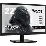 iiyama G-MASTER G2230HS-B1 LED display 54,6 cm (21.5") 1920 x 1080 pixel Fuld HD LCD Sort, Gaming Skærm Sort, 54,6 cm (21.5"), 1920 x 1080 pixel, Fuld HD, LCD, 0,8 ms, Sort