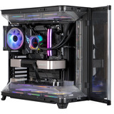 ALTERNATE Gaming-PC • RTX 5080 • AMD Ryzen™ 7 9800X3D • 32 GB RAM, Gaming PC Sort/gennemsigtig