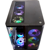 ALTERNATE Gaming-PC • RTX 5080 • AMD Ryzen™ 7 9800X3D • 32 GB RAM, Gaming PC Sort/gennemsigtig