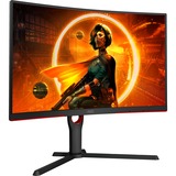 AOC CQ27G3SU/BK computerskærm 68,6 cm (27") 2560 x 1440 pixel Quad HD LED Sort, Rød, Gaming Skærm Sort/Rød, 68,6 cm (27"), 2560 x 1440 pixel, Quad HD, LED, 1 ms, Sort, Rød