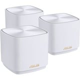 ASUS ZenWiFi XD5 (W-3-PK) Dual-band (2,4 GHz / 5 GHz) Wi-Fi 6 (802.11ax) Hvid 2 Intern, Router Hvid, Hvid, Intern, Mesh-router, Strøm, 646,5 m², Dual-band (2,4 GHz / 5 GHz)