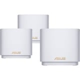 ASUS ZenWiFi XD5 (W-3-PK) Dual-band (2,4 GHz / 5 GHz) Wi-Fi 6 (802.11ax) Hvid 2 Intern, Router Hvid, Hvid, Intern, Mesh-router, Strøm, 646,5 m², Dual-band (2,4 GHz / 5 GHz)