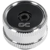 Alphacool ES trykventil G1/4" udvendig gevind, Forbindelse Chrome/Sort