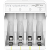 Ansmann Lithium-oplader Pure Power 1001-0181 Hvid
