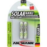 Ansmann Solar NiMH Batteri Micro AAA 550 mAh maxE 