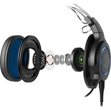 Audio-Technica ATH-G1, Gaming headset Sort/Blå