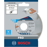 Bosch 2 608 602 689 rundsavklinge 11,5 cm 1 stk, Skæreskive Marmor, 11,5 cm, 2,22 cm, 2,2 mm, 1 stk