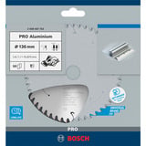 Bosch 2 608 837 753 rundsavklinge 13,6 cm 1 stk Aluminium, 13,6 cm, 1,59 cm, 1,1 mm, 1,6 mm, 1 stk