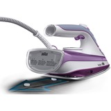 Braun TexStyle 5 SI 5037 VI Dampstrygejern Keramisk strygesål 2700 W Violet Violet/Hvid, Dampstrygejern, Keramisk strygesål, 2 m, 50 g/min, Violet, 200 g/min