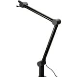 CHERRY MA 3.0 UNI Dele & tilbehør til mikrofon, Mount Sort, Skrivebordsstativ, Cherry, Sort, 3/8 & 5/8, Aluminium