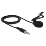 DeLOCK 66279 mikrofon Sort Clip-on mikrofon Sort, Clip-on mikrofon, -30 dB, 50 - 16000 Hz, 2200 ohm (Ω), Omniretningsbestemt, Ledningsført