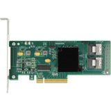 DeLOCK PCI Express x8-kort med 8 SATA-porte og tilslutningskabel, Interface card 