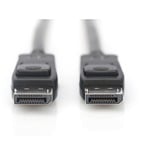 Digitus DisplayPort tilslutningskabel, UHD 8K Sort