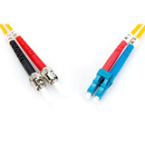 Digitus Fiberpatchkabel, duplex, LC > ST stik, singlemode OS2 Gul