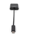Digitus USB Type-C Gigabit Ethernet-adapter Sort