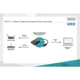 Digitus USB Type-C Gigabit Ethernet-adapter Sort